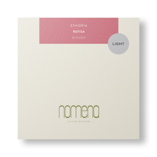 חדש | אתיופיה רפיסה | ארומה של פרי הדר וחמיצות קלה | עיבוד שטוף | קליה בהירה