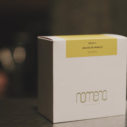 חדש | ברזיל אגואס דה מרקו | שוקולדי | מריר | קלייה בינונית-כהה | עיבוד שטוף